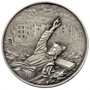 Medal SREBRO 40 rocznica Powstania Warszawskiego 1984