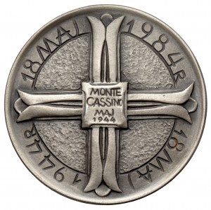 Medal SREBRO Monte Cassino 1984