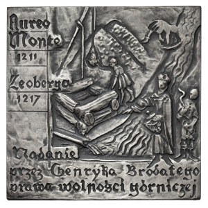Medal MW SREBRO Kopalnictwo na Dolnym Śląsku 1984