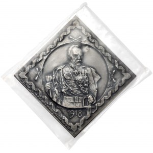 Medal MW SREBRO Piłsudski, 70.rocznica Odzyskania Niepodległości 1988 - RZADKI