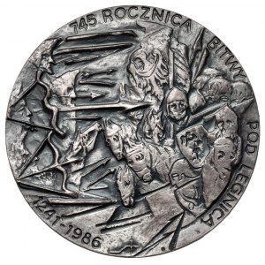 Medal MW SREBRO 745 rocznica Bitwy pod Legnicą 1986