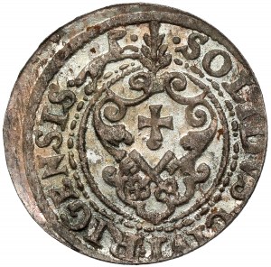 Zygmunt III Waza, Szeląg Ryga 1620 - data przy monogramie
