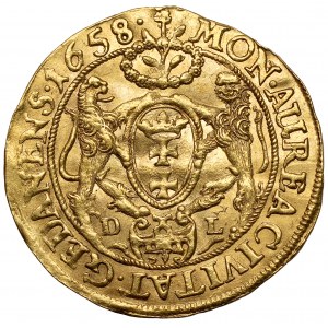 Jan II Kazimierz, Dukat Gdańsk 1658 DL