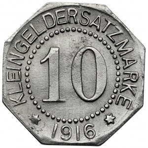 Schneidemühl (Piła), Magistrat, 10 fenigów 1916
