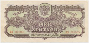 5 złotych 1944 ...owym - EK