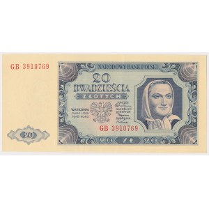 20 złotych 1948 - GB
