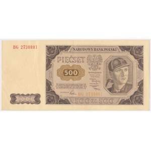 500 złotych 1948 - BG