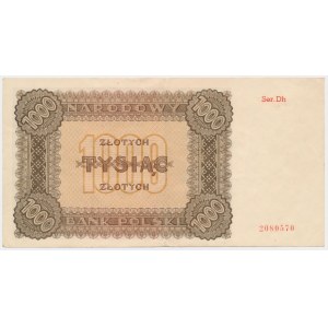 1.000 złotych 1945 - Ser.Dh - seria zastępcza