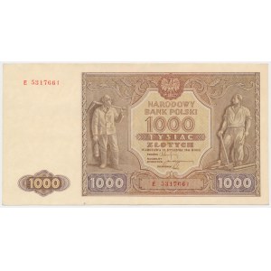 1.000 złotych 1946 - E (Mił.122b)