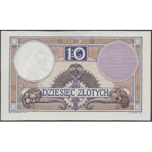 10 złotych 1919 - S.2.A. - fioletowa klauzula