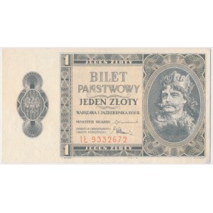 1 złoty 1938 Chrobry - IŁ