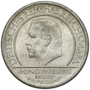 Weimar, 5 Mark 1929-D, München - Treu Der Verfassung
