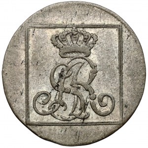 Poniatowski, Grosz srebrny 1779 E.B. - bez krzyża