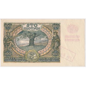 100 złotych 1934 z ORYGINALNYM przedrukiem GG