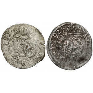 Zygmunt III Waza, Szeląg Olkusz 1591 i Poznań 1592, zestaw (2szt)
