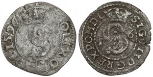 Zygmunt III Waza, Szeląg Wschowa 1596 i 1600, zestaw (2szt)