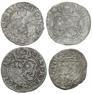 Zygmunt III Waza, Szeląg Wschowa i Olkusz 1592-1601, w tym 1598! (4szt)