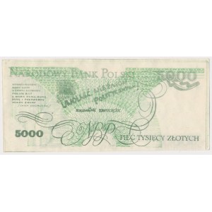 Solidarność, 5.000 złotych 1980 Zbigniew Bujak