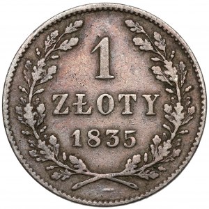 Wolne Miasto Kraków, 1 złoty 1835