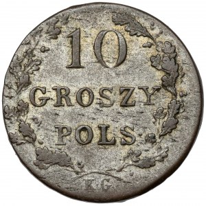 Novemberaufstand, 10 groszy 1831 KG - gebogen