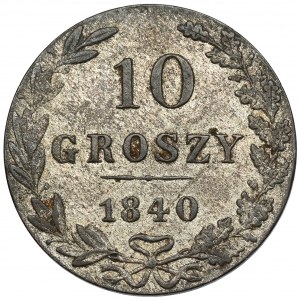 10 groszy 1840 MW, Warszawa