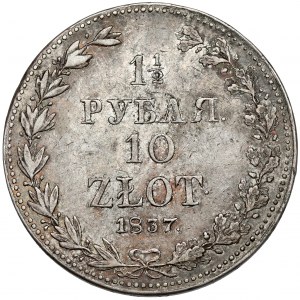 1-1/2 rubla = 10 złotych 1837 MW, Warszawa - małe 7
