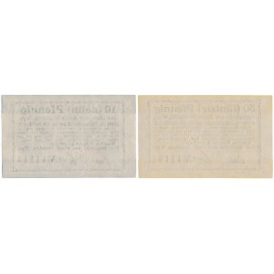 Neuteich (Nowy Staw), 10 i 50 pfg 1919 (2szt)