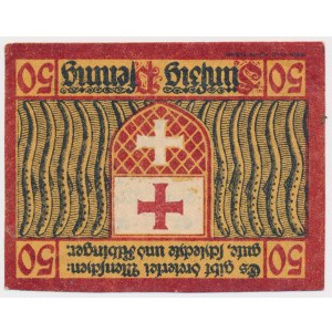 Elbing (Elbląg), 50 pfg 1921 - ODWROTKA