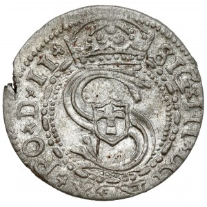 Zygmunt III Waza, Szeląg Ryga 1605 - bez belek