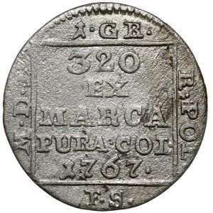 Poniatowski, Grosz srebrny 1767 F.S.