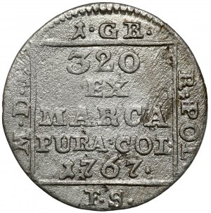Poniatowski, Grosz srebrny 1767 F.S.