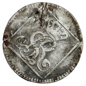 Poniatowski, Grosz srebrny 1768 F.S. - SKRĘTKA