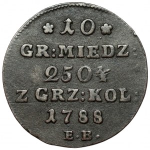Poniatowski, 10 groszy 1788 E.B.