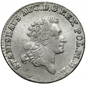 Poniatowski, Złotówka 1767 FS - mniejsze orły