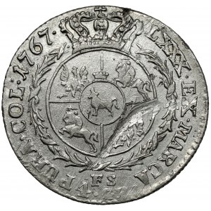 Poniatowski, Złotówka 1767 FS - mniejsze orły