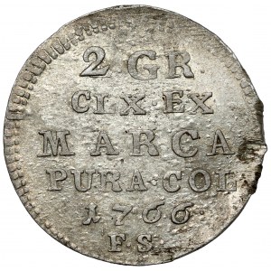 Poniatowski, Półzłotek 1766 F.S.