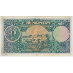 Latvia, 500 Latu 1929
