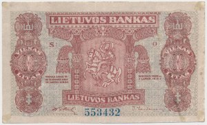 Lithuania, 1 Litas 1922 - November issuse