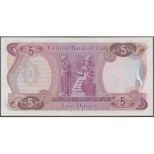 Iraq, 5 Dinars (1973)