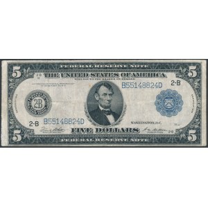 USA, 5 Dollars 1914