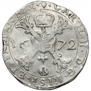 Spanish Netherlands, Carlos II, 1/2 patagon 1672