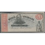 USA, Louisiana - Shreveport, 20 Dollars 1863