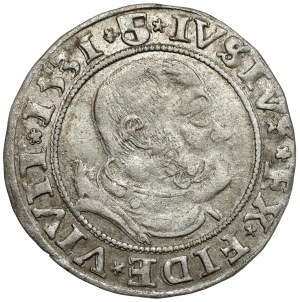 Prusy, Albrecht Hohenzollern, Grosz Królewiec 1531 - PRVS
