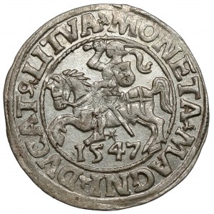 Zygmunt II August, Półgrosz Wilno 1547 - menniczy