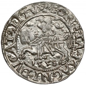 Zygmunt II August, Półgrosz Wilno 1558 - LI / LITV