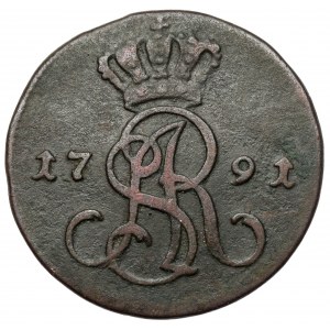 Poniatowski, Grosz 1791 E.B.