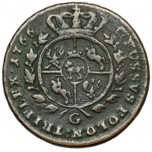 Poniatowski, Trojak 1766-G, Kraków