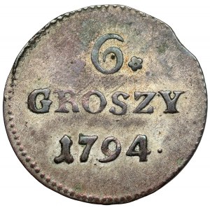 Poniatowski, 6 groszy 1794