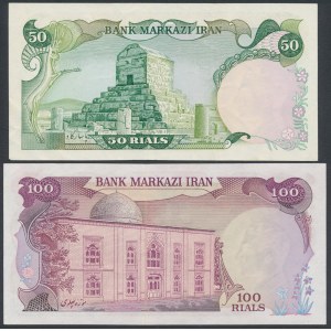 Iran, 50 i 100 Rials (1974-79) - set of 2 pcs