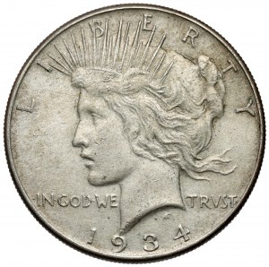 USA, Dollar 1934 - Peace Dollar